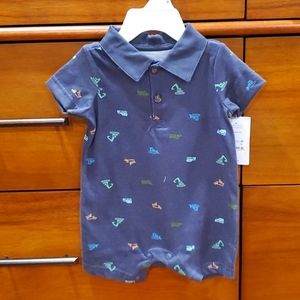 NWT Romper with Diggers